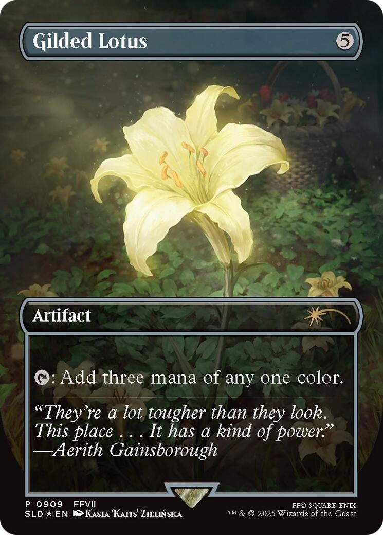 Image for Gilded Lotus (Rainbow Foil) (909) (909) (SLD) - Magic: The Gathering