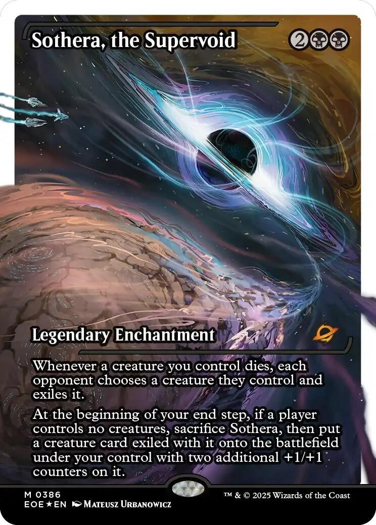 Image for Sothera, the Supervoid (Showcase) (Fracture Foil) (386) (EOE) - Magic: The Gathering