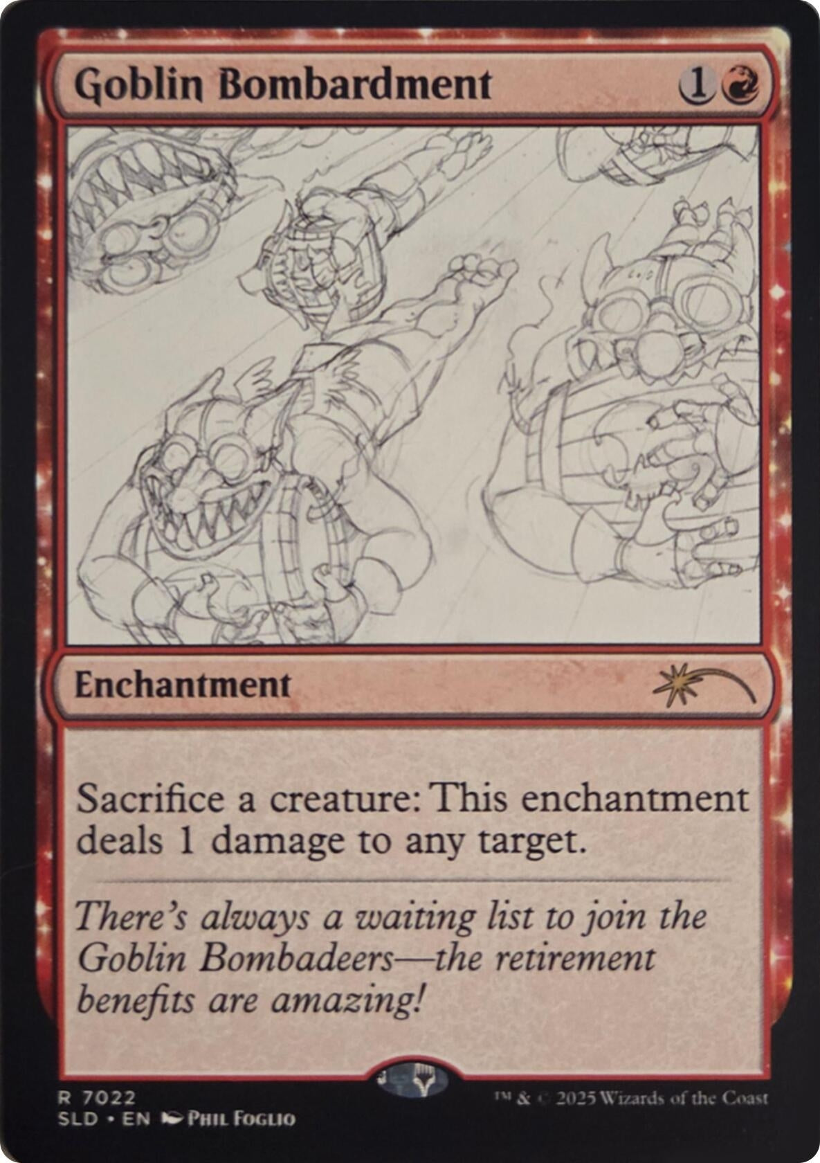 Image for Goblin Bombardment (7022) (7022) (SLD) - Magic: The Gathering