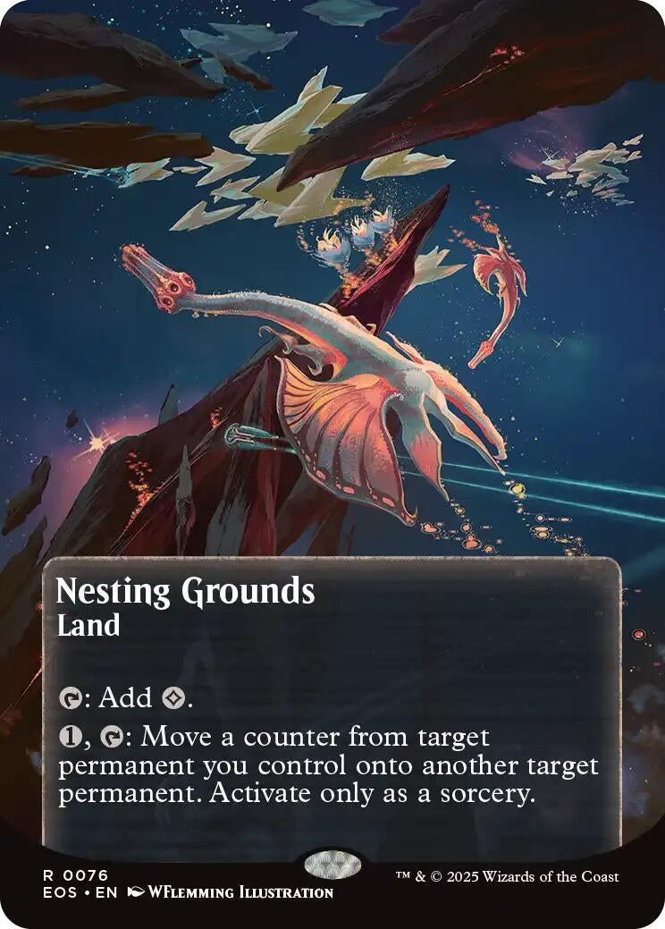 Image for Nesting Grounds (0076) (Borderless) (76) (EOS) - Magic: The Gathering