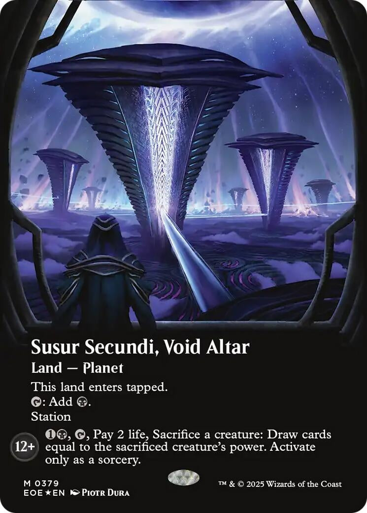 Image for Susur Secundi, Void Altar (Borderless) (Galaxy Foil) (379) (EOE) - Magic: The Gathering