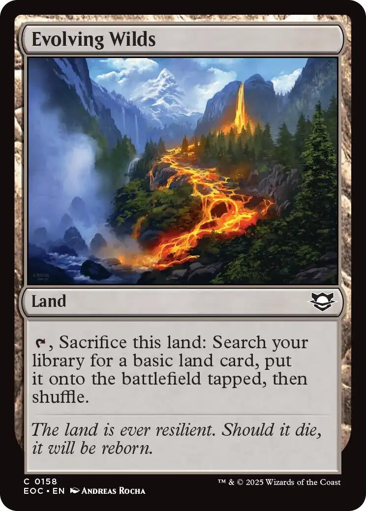 Image for Evolving Wilds (158) (EOC) - Magic: The Gathering