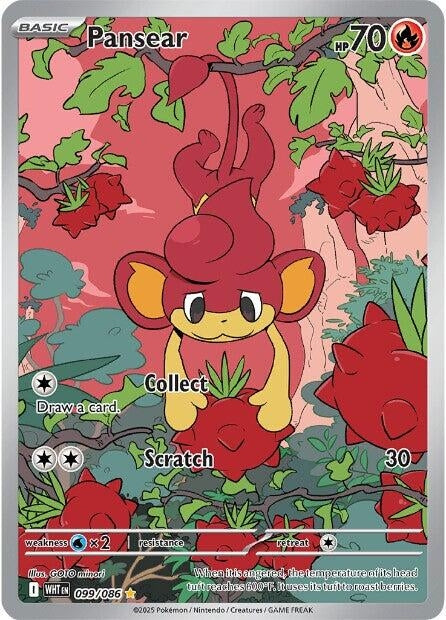 Image for Pansear (099/086) (WHT) - Pokemon