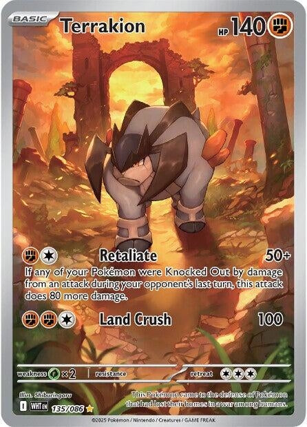 Terrakion (135/086) (WHT)