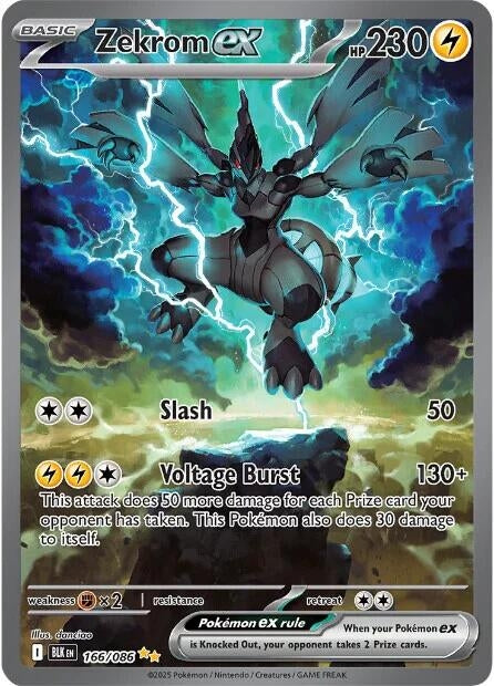 Zekrom ex (166/086) (BLK)