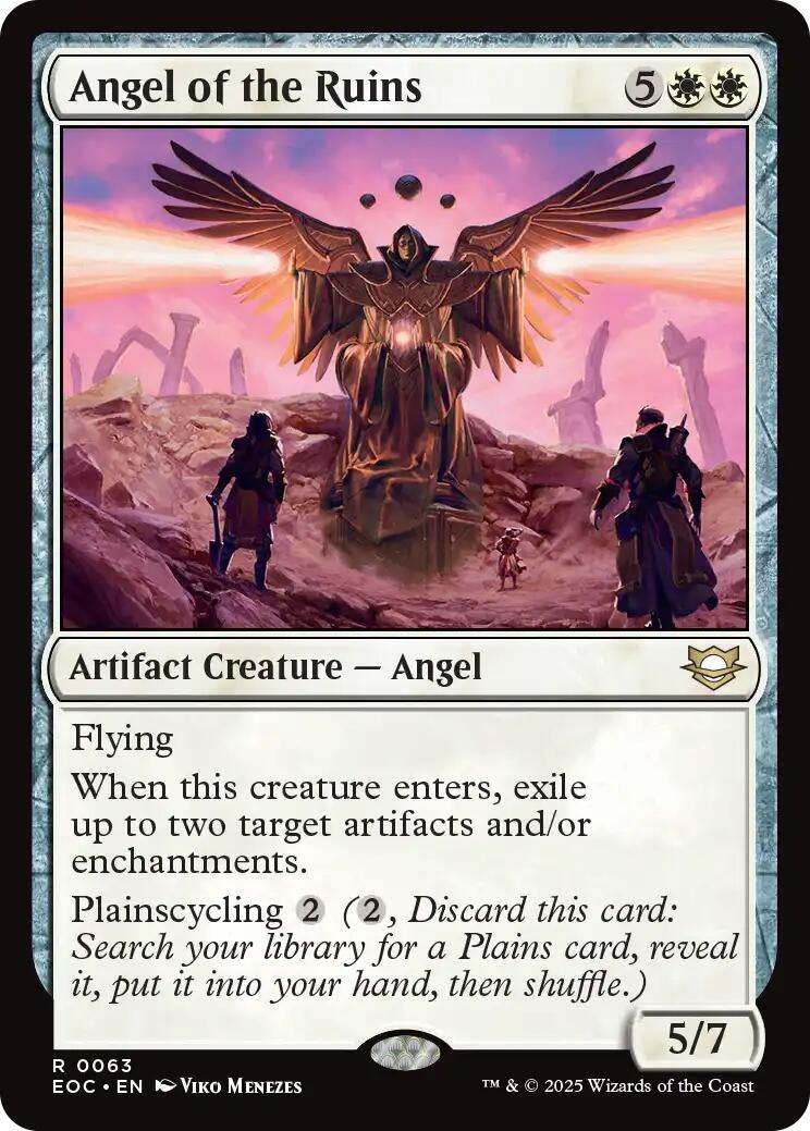 Image for Angel of the Ruins (63) (EOC) - Magic: The Gathering