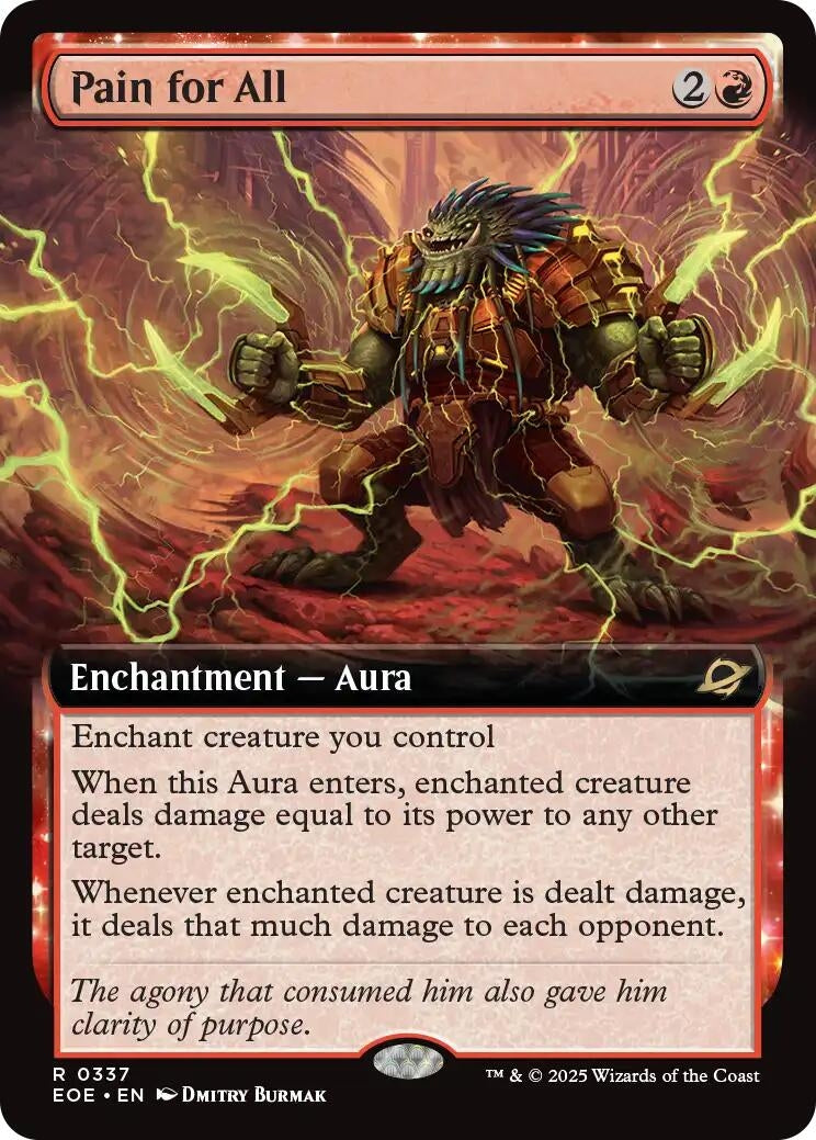 Image for Pain for All (Extended Art) (337) (EOE) - Magic: The Gathering