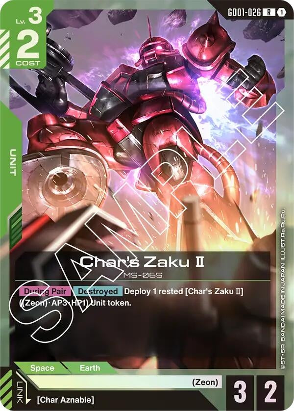 Char's Zaku II (GD01-026) (GD01)