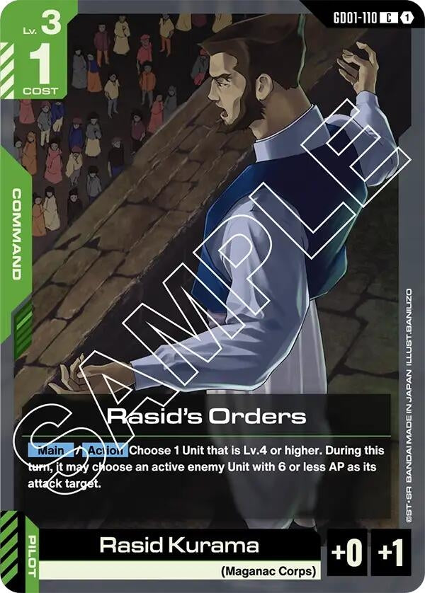 Rasid's Orders (GD01-110) (GD01)