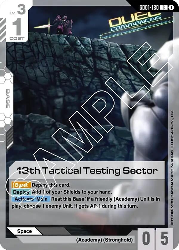 13th Tactical Testing Sector (GD01-130) (GD01)