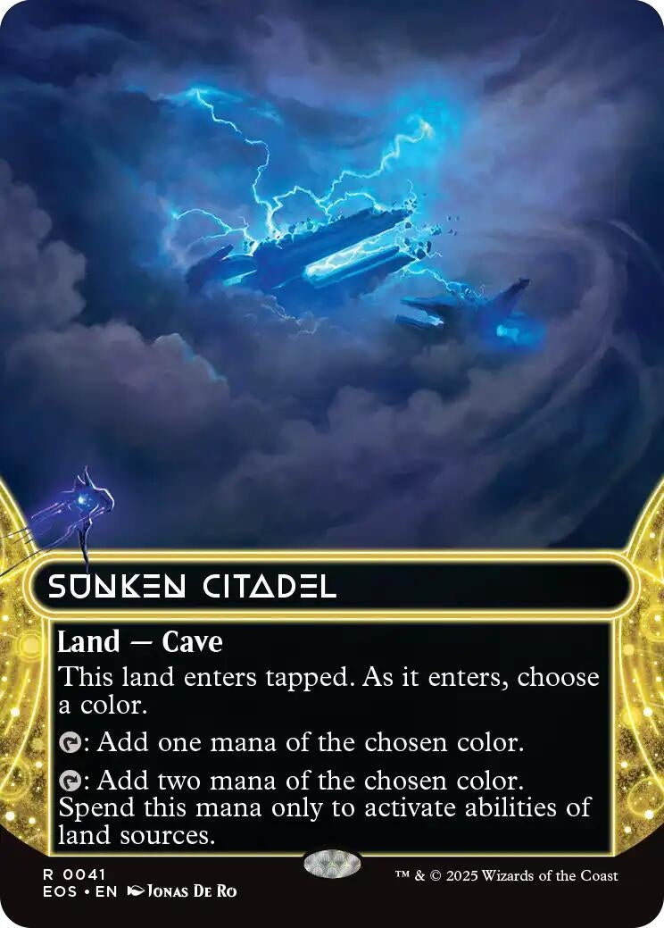 Image for Sunken Citadel (0041) (Borderless) (41) (EOS) - Magic: The Gathering