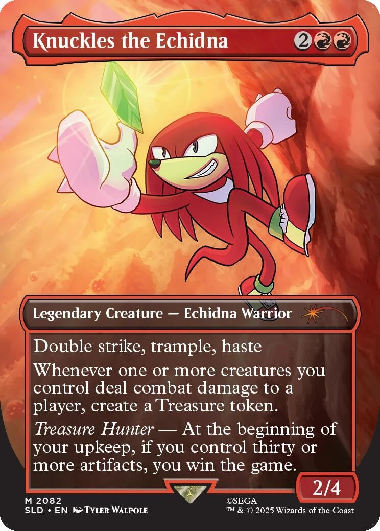 Image for Knuckles the Echidna (2082) (SLD) - Magic: The Gathering