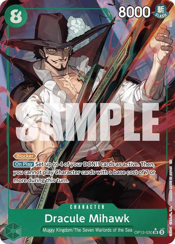 Dracule Mihawk (Alternate Art) (OP12-030) (OP12)