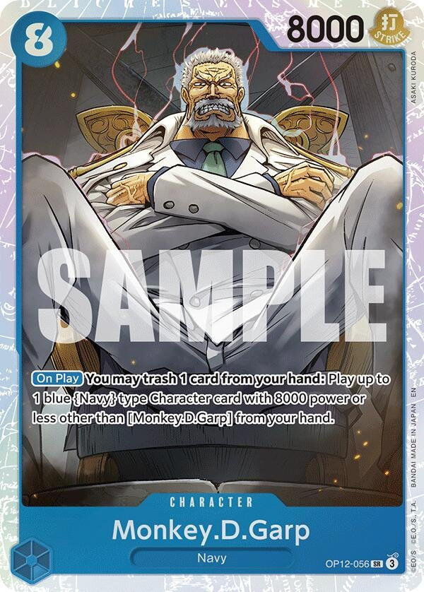 Image for Monkey.D.Garp (OP12-056) (OP12) - One Piece Card Game