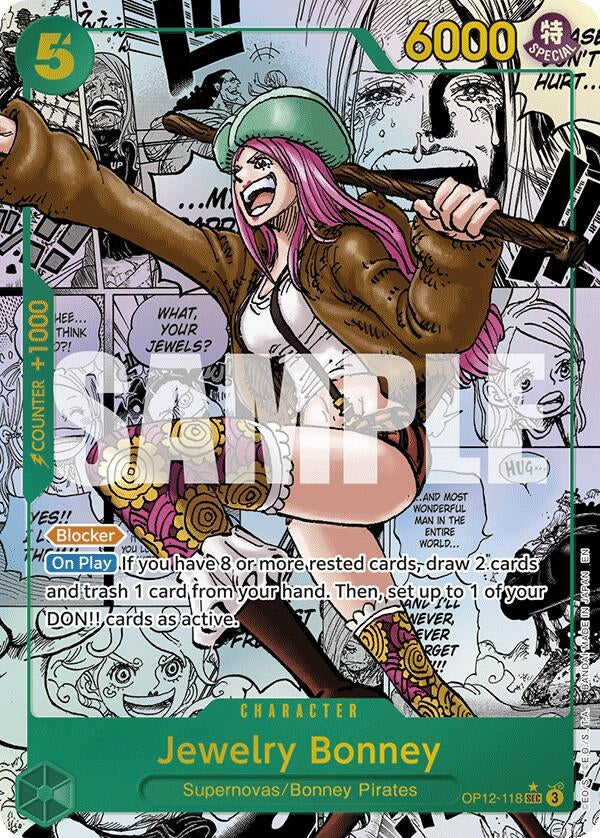 Jewelry Bonney (118) (Manga) (OP12-118) (OP12)