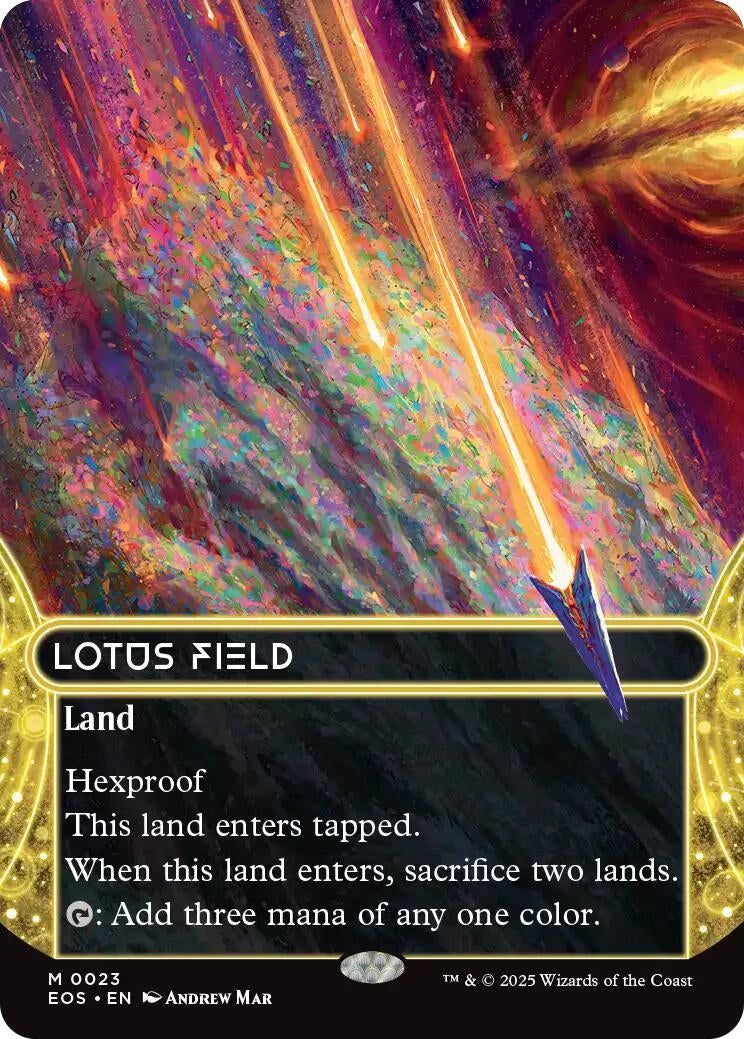 Image for Lotus Field (0023) (Borderless) (23) (EOS) - Magic: The Gathering