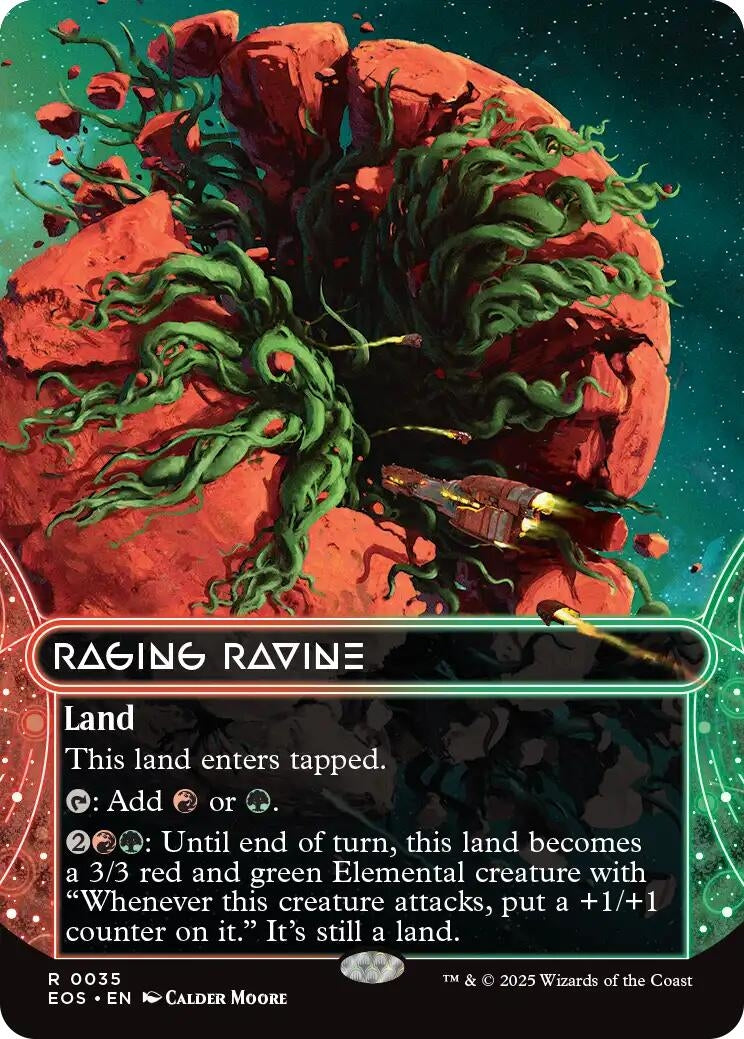 Image for Raging Ravine (0035) (Borderless) (35) (EOS) - Magic: The Gathering