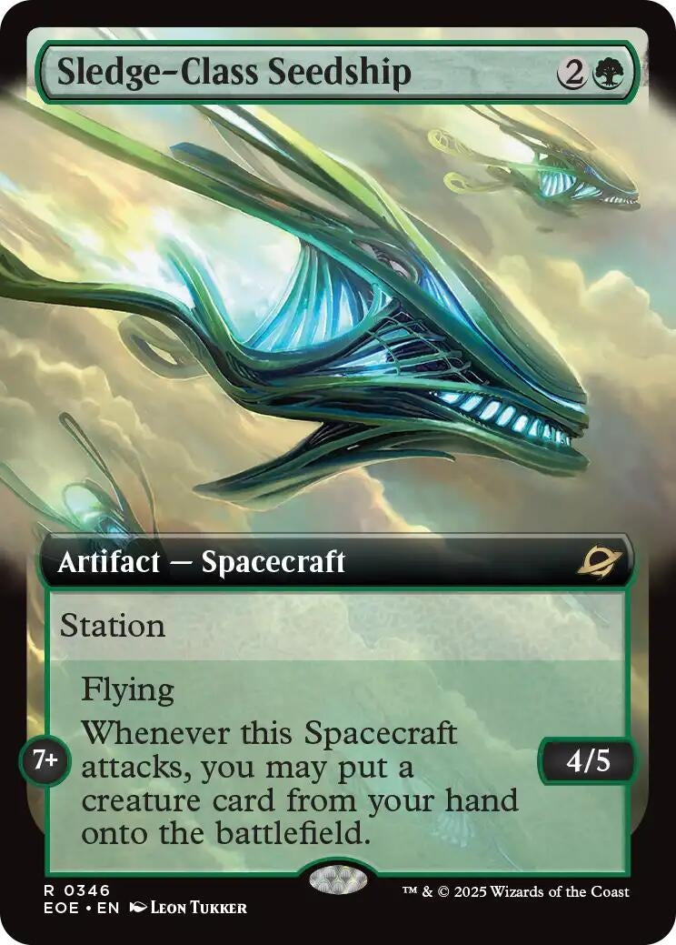 Image for Sledge-Class Seedship (Extended Art) (346) (EOE) - Magic: The Gathering