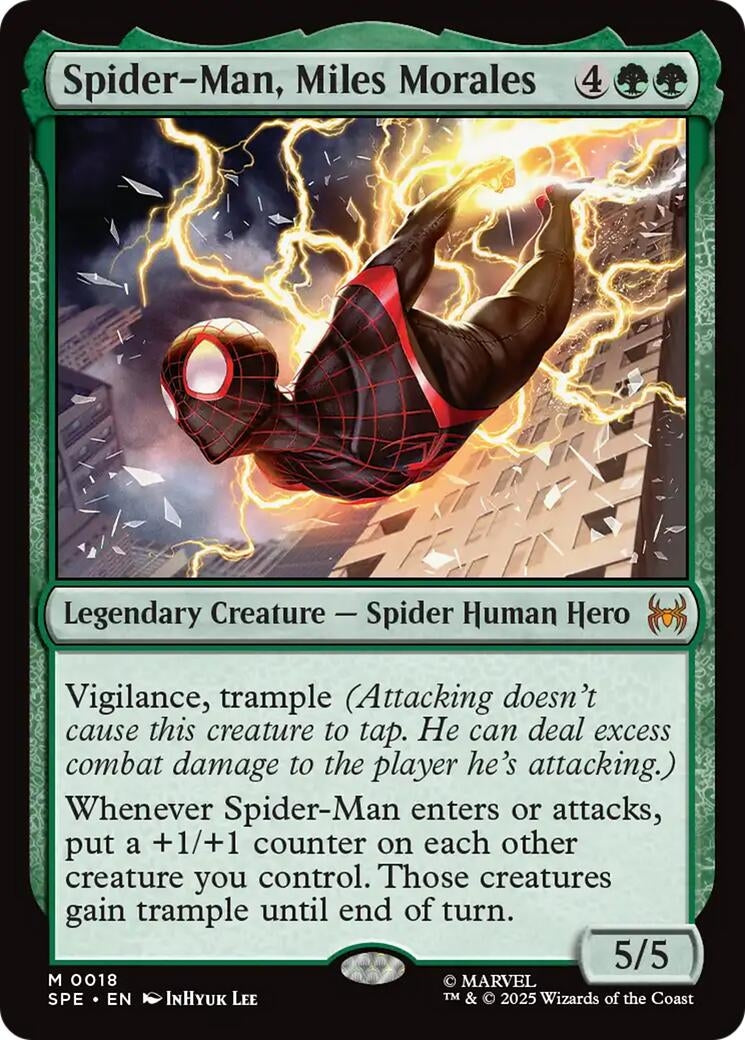 Image for Spider-Man, Miles Morales (18) (SPE) - Magic: The Gathering
