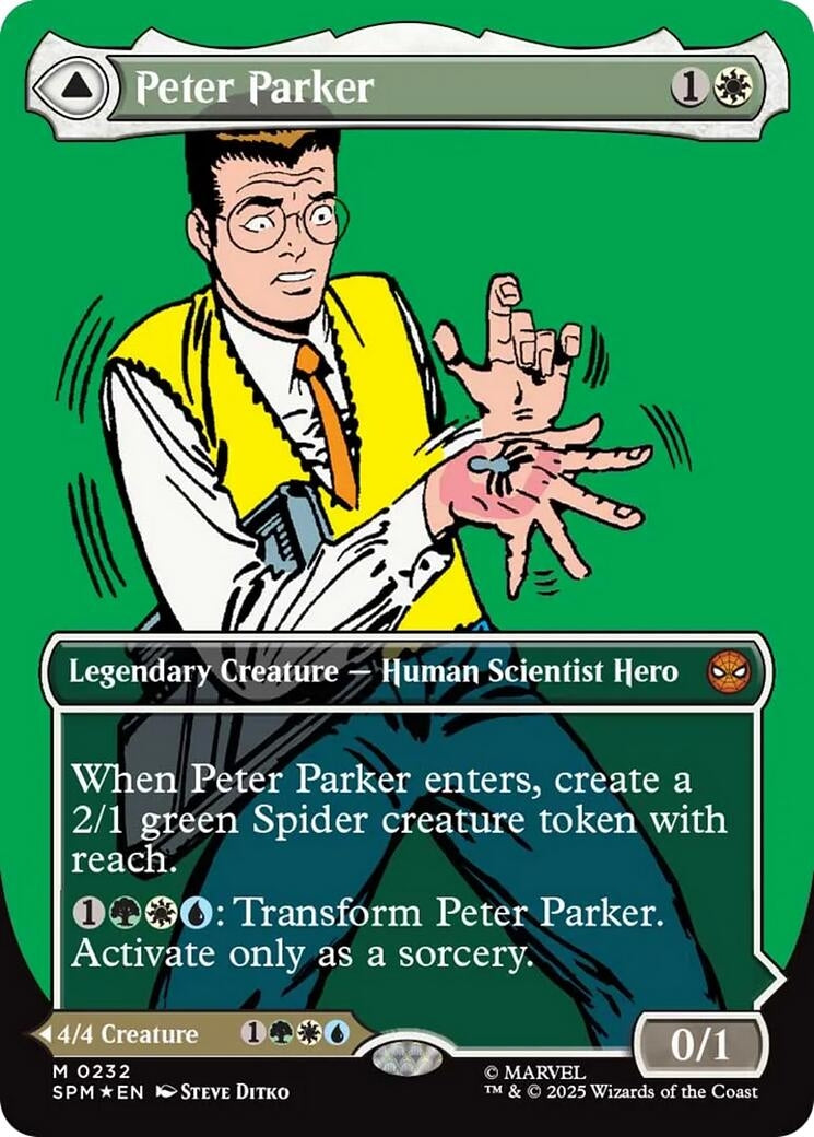 Peter Parker (0232) (Borderless) (232) (SPM)