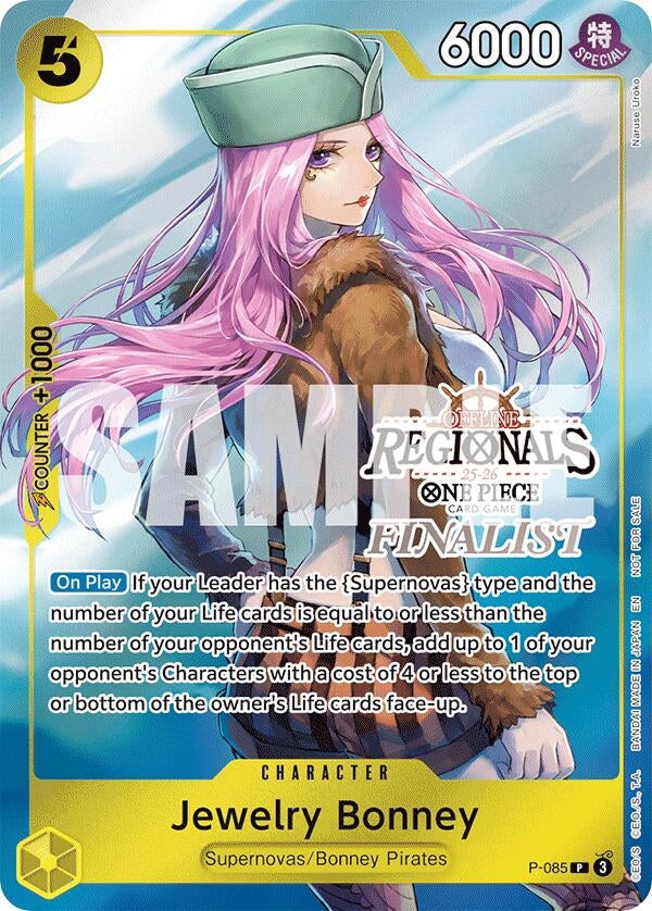Image for Jewelry Bonney (Offline Regional Finalist Card Set 2025 Vol.2) (P-085) (OP-PR) - One Piece Card Game