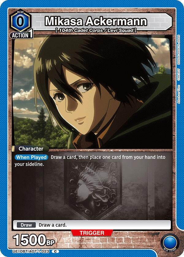 Mikasa Ackermann (023) (UE10BT/AOT-1-023) (UE10BT)