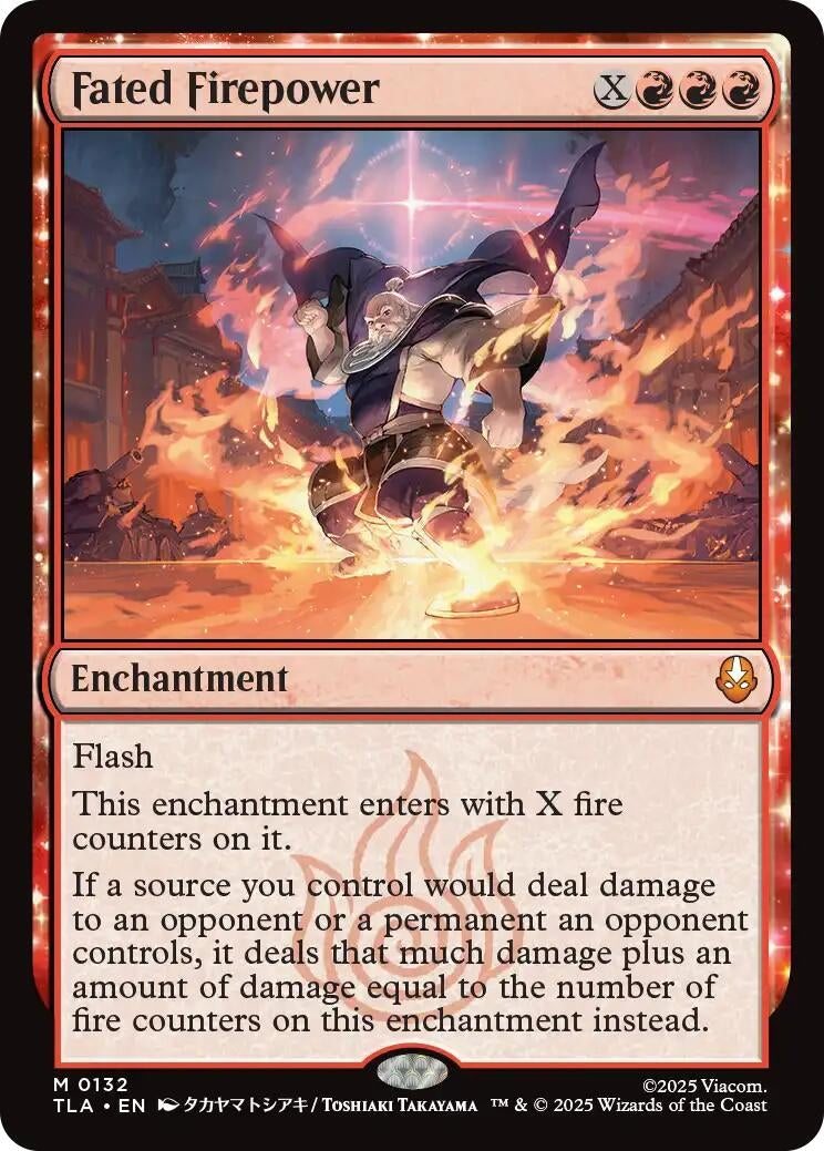 Image for Fated Firepower (132) (TLA) - Magic: The Gathering