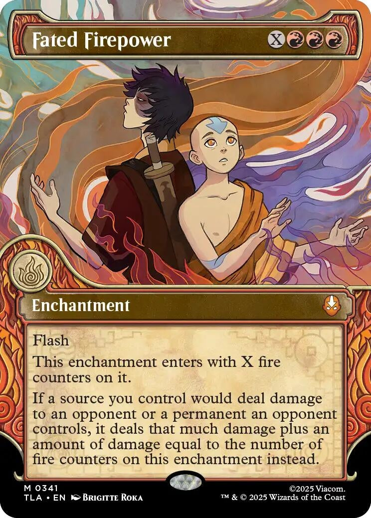 Image for Fated Firepower (Showcase) (341) (TLA) - Magic: The Gathering