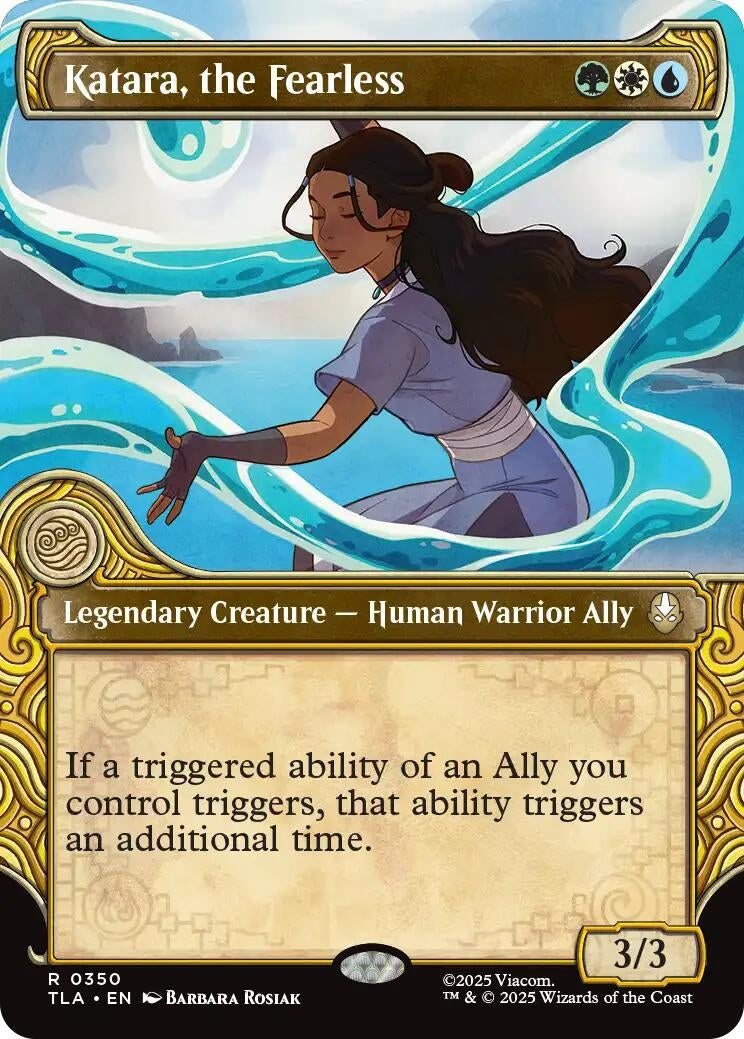 Image for Katara, the Fearless (Showcase) (350) (TLA) - Magic: The Gathering