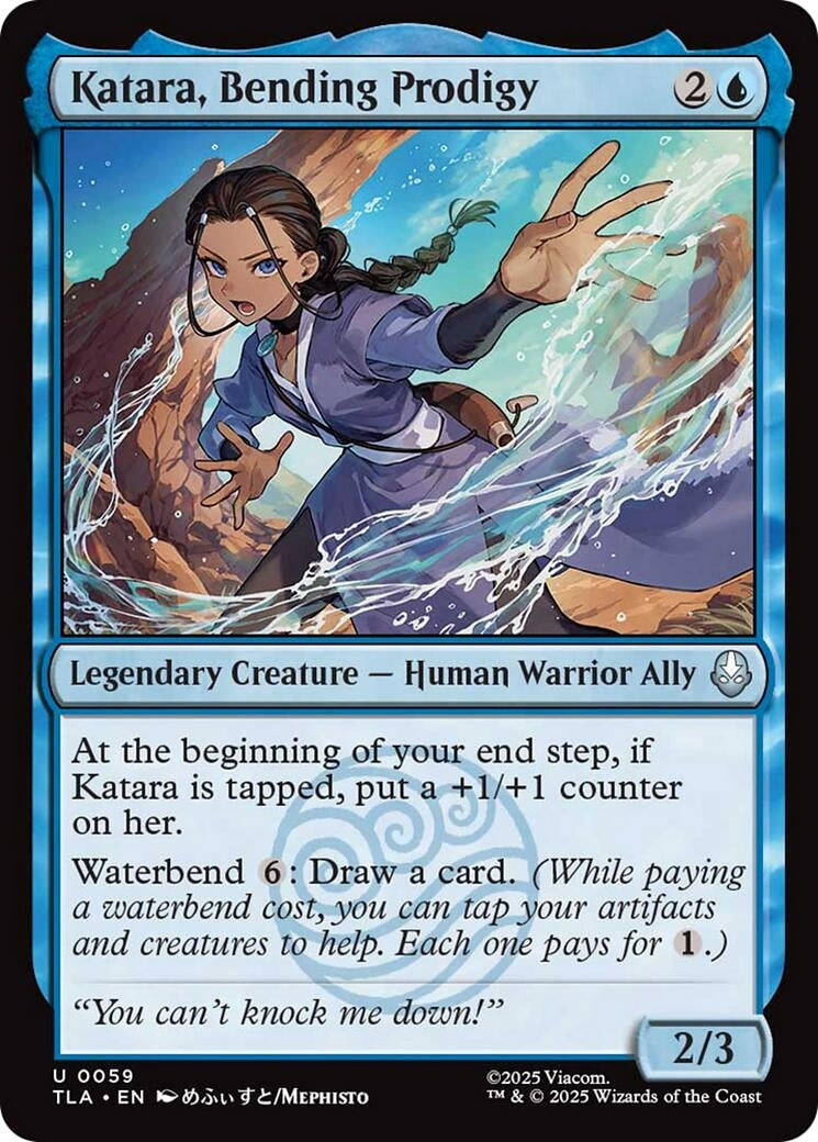 Image for Katara, Bending Prodigy (59) (TLA) - Magic: The Gathering