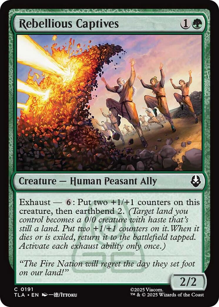 Image for Rebellious Captives (191) (TLA) - Magic: The Gathering