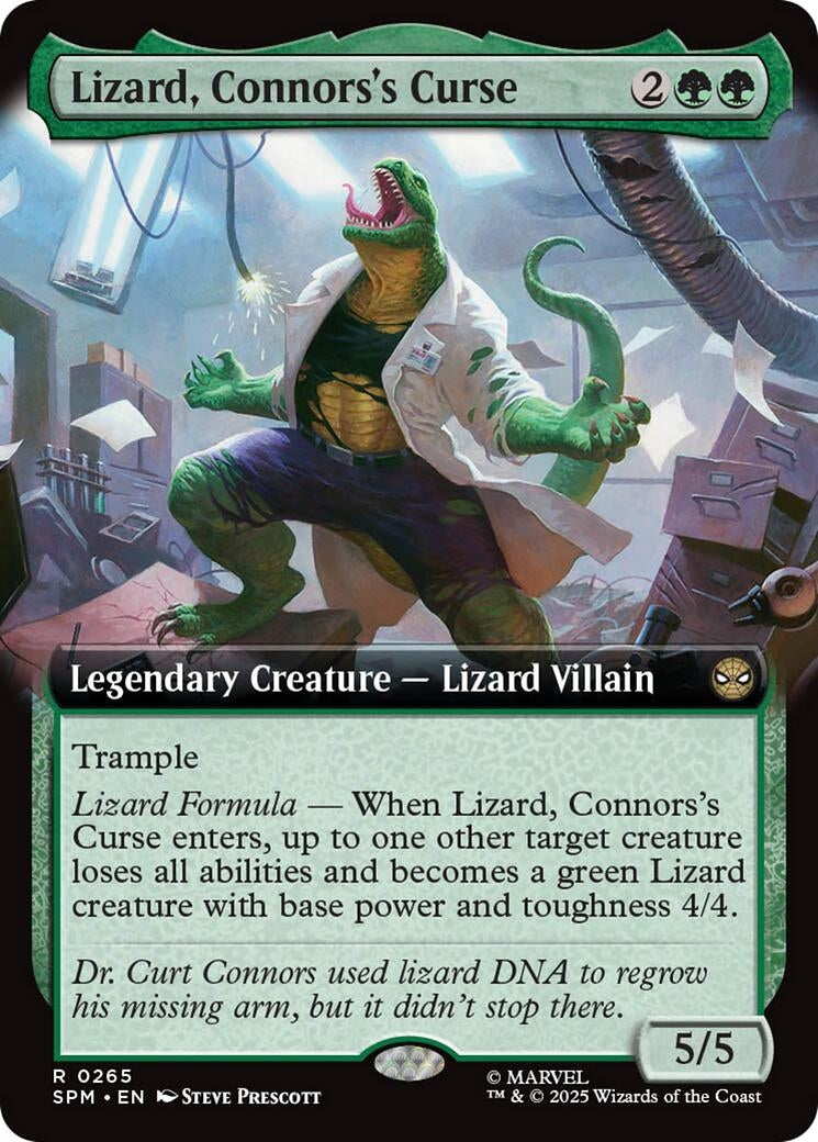 Lizard, Connors's Curse (Extended Art) (265) (SPM)