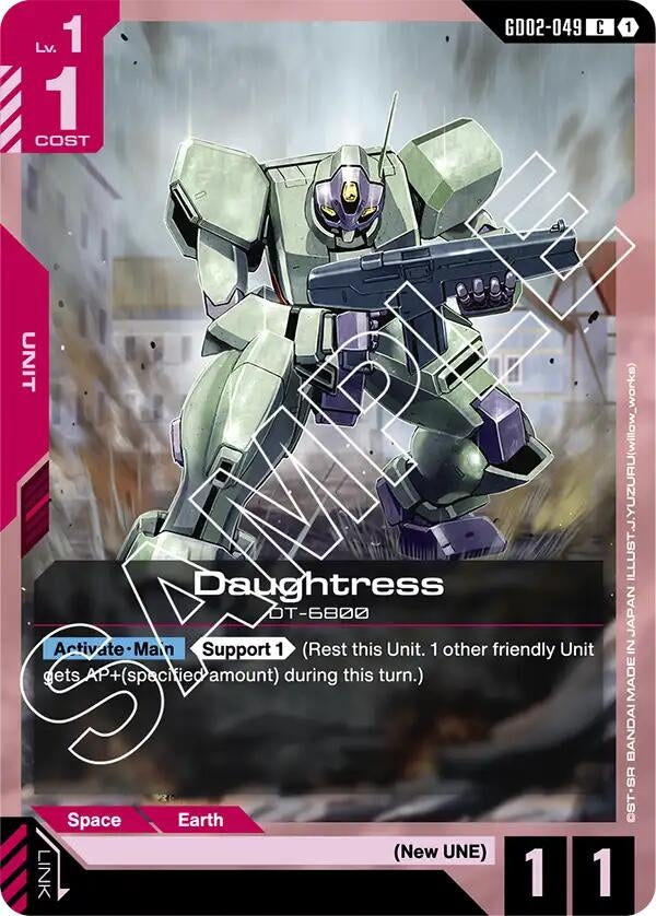 Image for Daughtress (GD02-049) (GD02) - Gundam Card Game