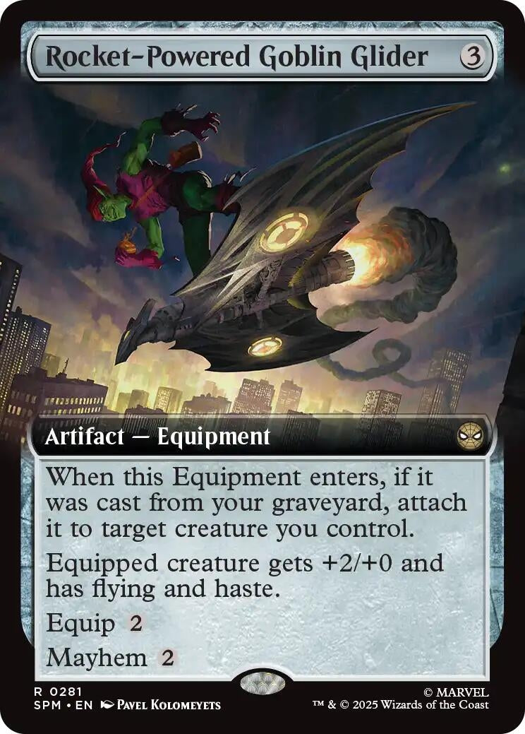 Rocket-Powered Goblin Glider (Extended Art) (281) (SPM)