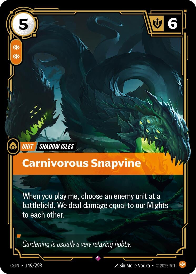 Carnivorous Snapvine (149/298) (OGN)