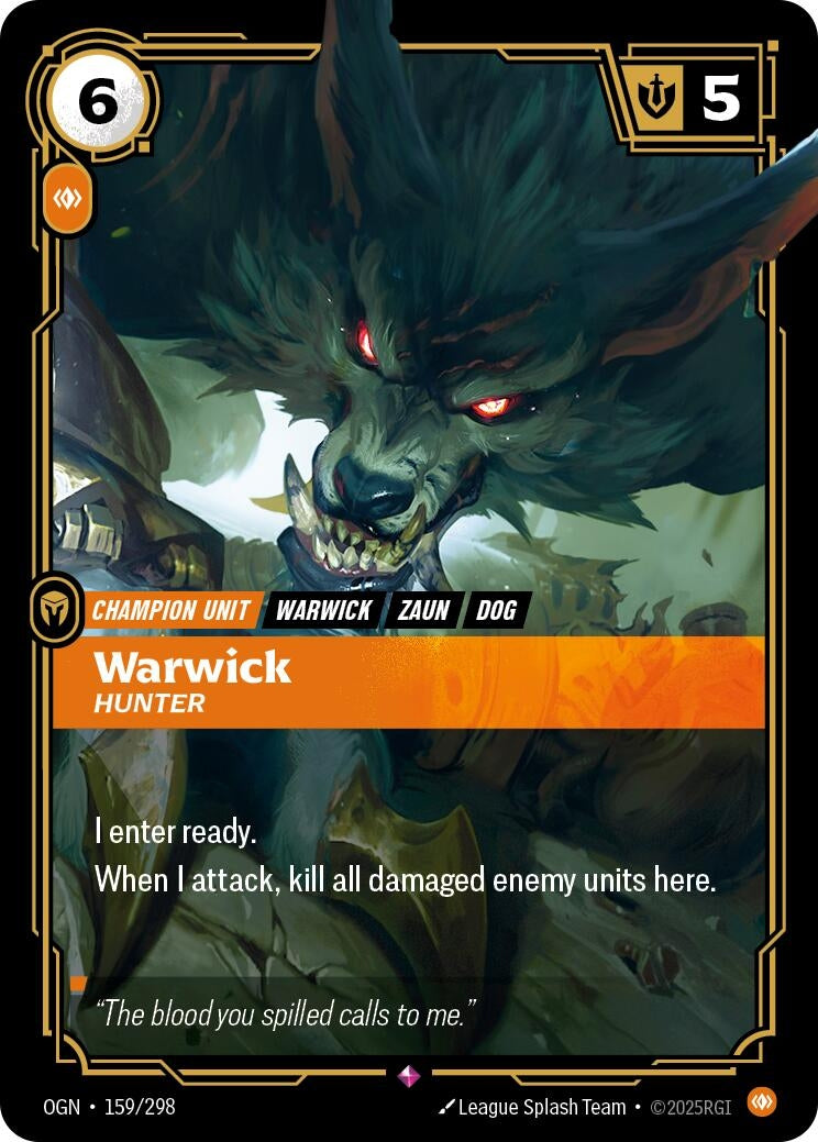 Warwick - Hunter (159/298) (OGN)