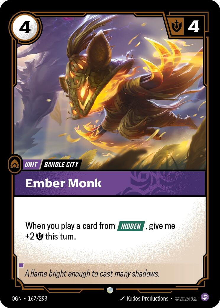 Ember Monk (167/298) (OGN)