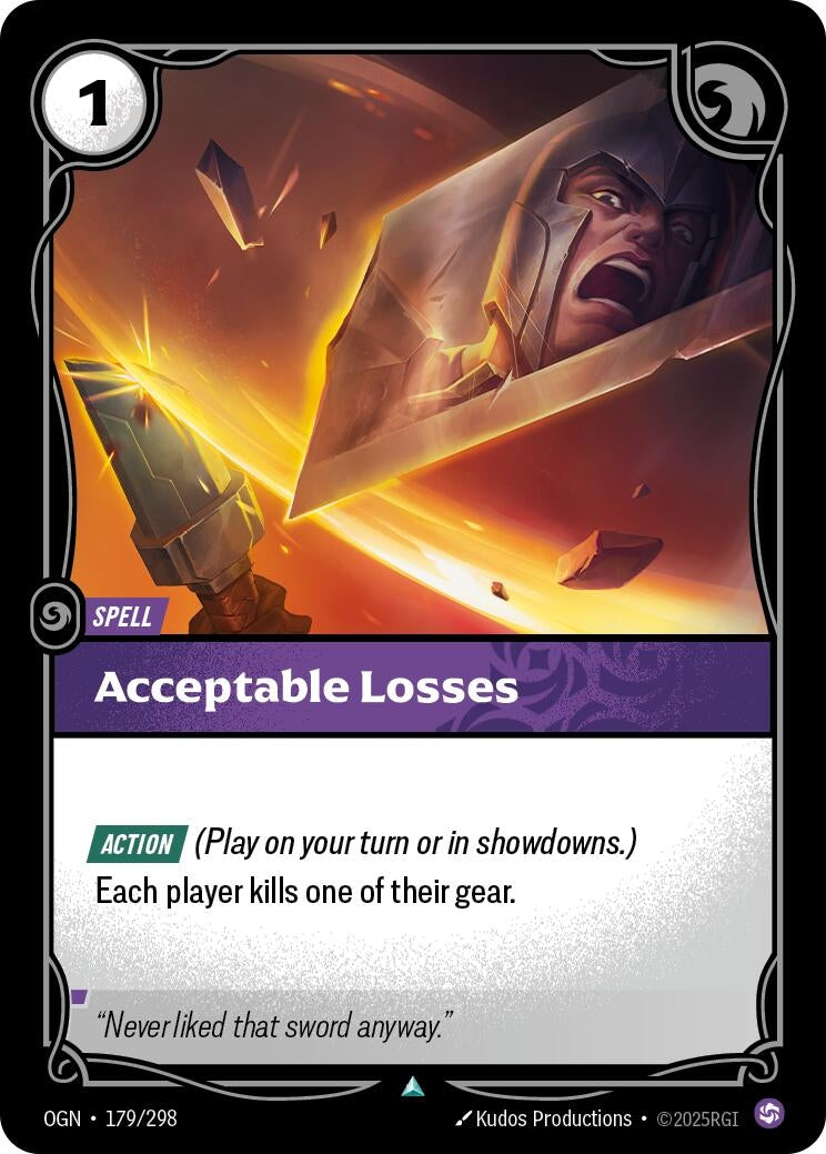 Acceptable Losses (179/298) (OGN)