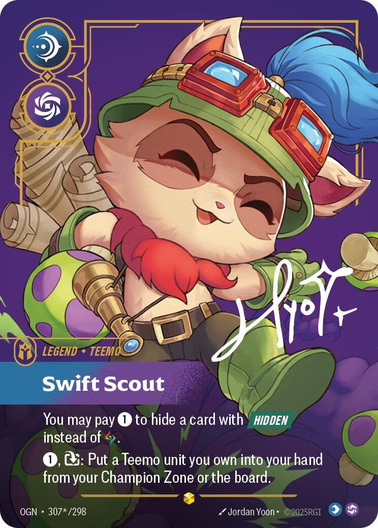 Teemo - Swift Scout (Signature) (307*/298) (OGN)