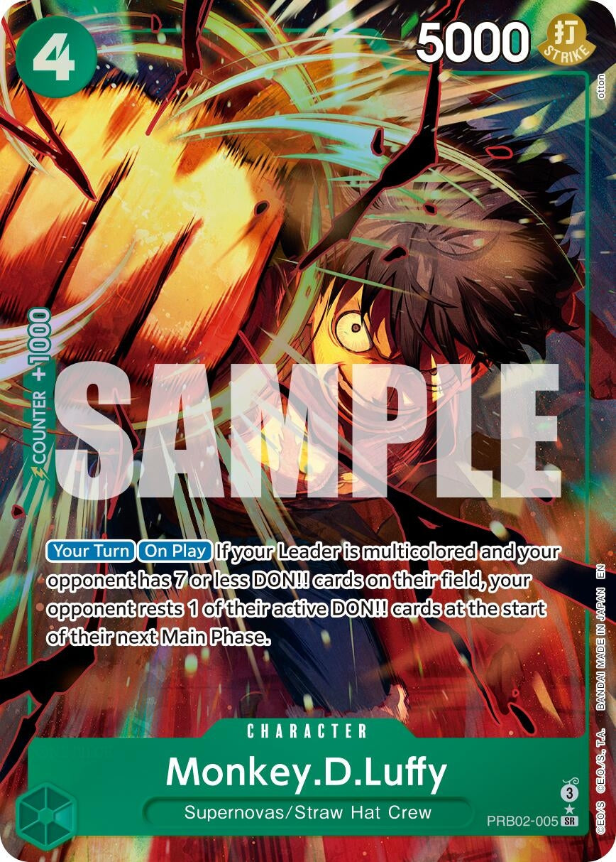 Monkey.D.Luffy - PRB02-005 (Alternate Art) (PRB02-005) (PRB-02)