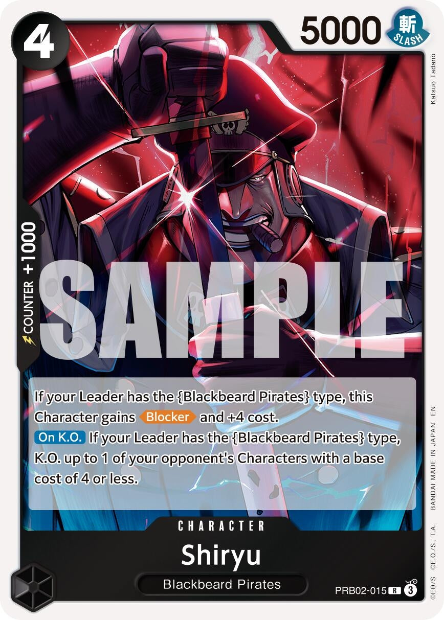 Image for Shiryu (PRB02-015) (PRB-02) - One Piece Card Game