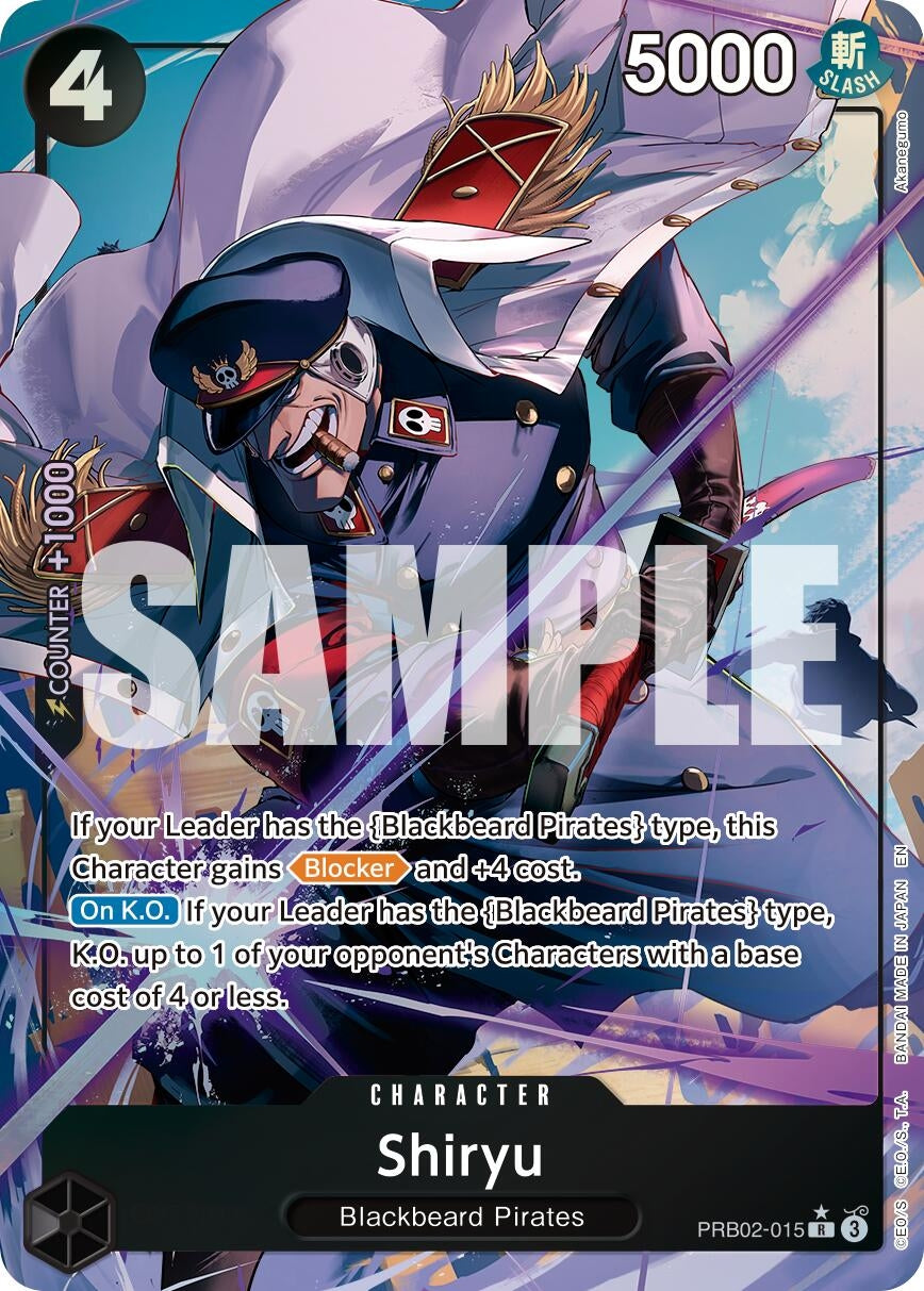 Image for Shiryu (Alternate Art) (PRB02-015) (PRB-02) - One Piece Card Game