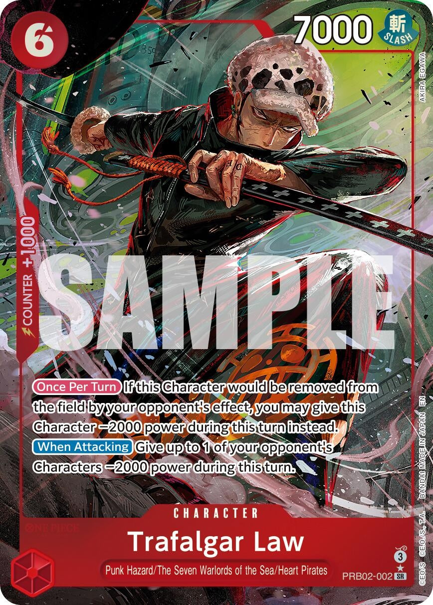 Image for Trafalgar Law - PRB02-002 (Alternate Art) (PRB02-002) (PRB-02) - One Piece Card Game
