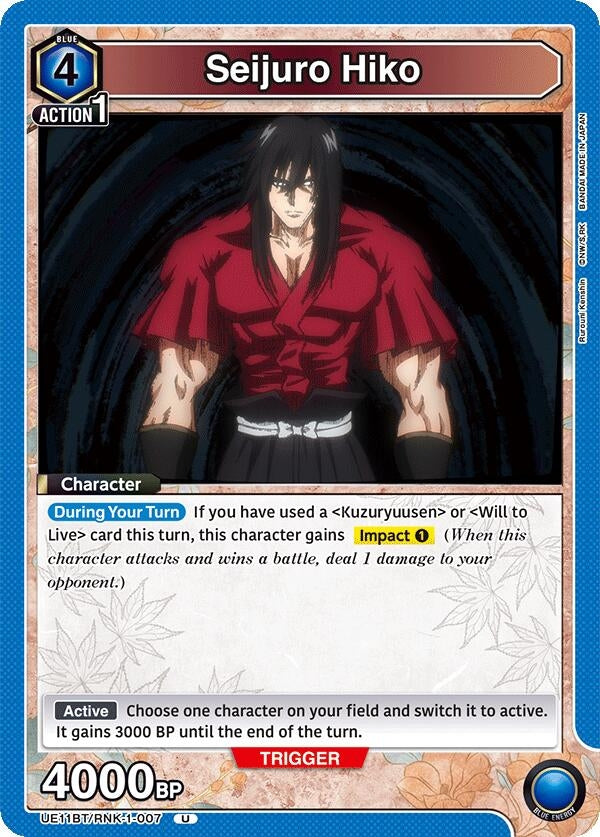 Seijuro Hiko (007) (UE11BT/RNK-1-007) (UE11BT)