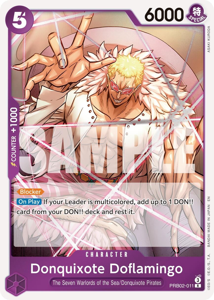 Image for Donquixote Doflamingo (PRB02-011) (PRB-02) - One Piece Card Game