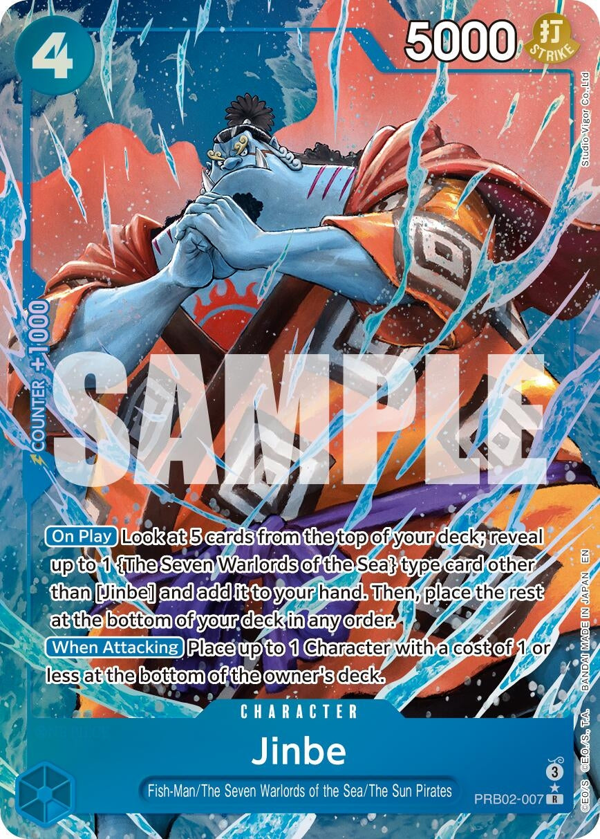 Image for Jinbe - PRB02-007(Alternate Art) (PRB02-007) (PRB-02) - One Piece Card Game