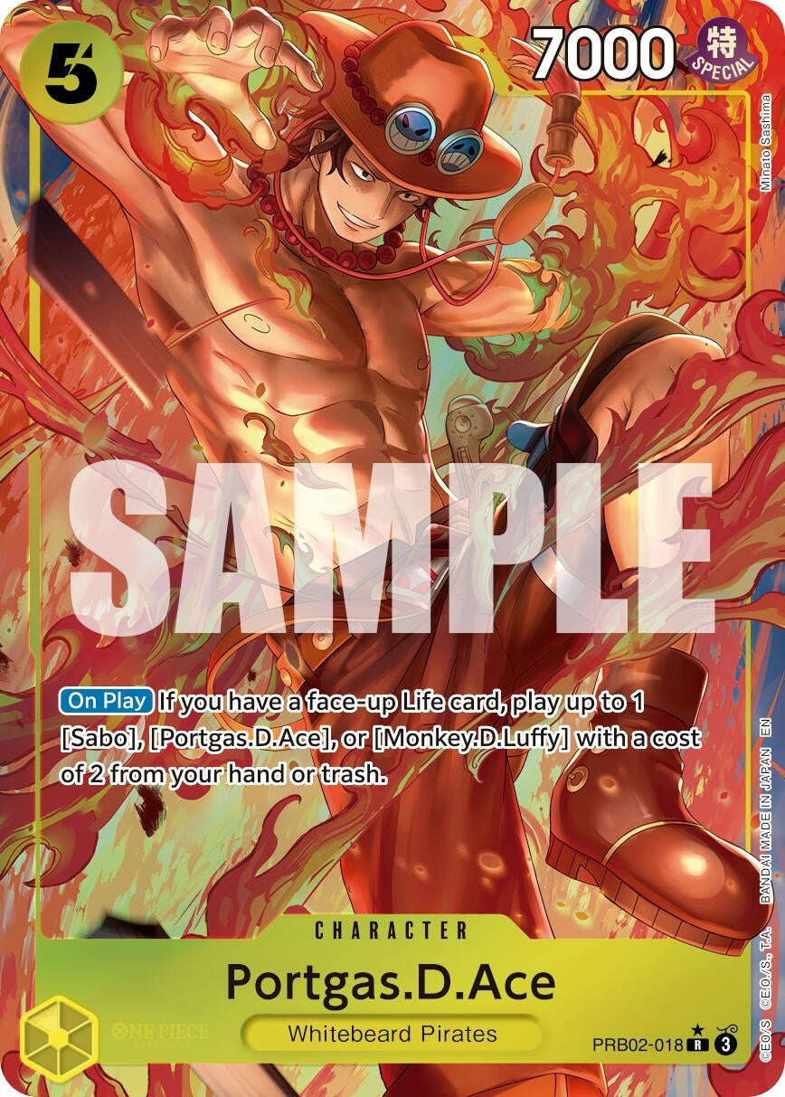 Image for Portgas.D.Ace - PRB02-018 (Alternate Art) (PRB02-018) (PRB-02) - One Piece Card Game