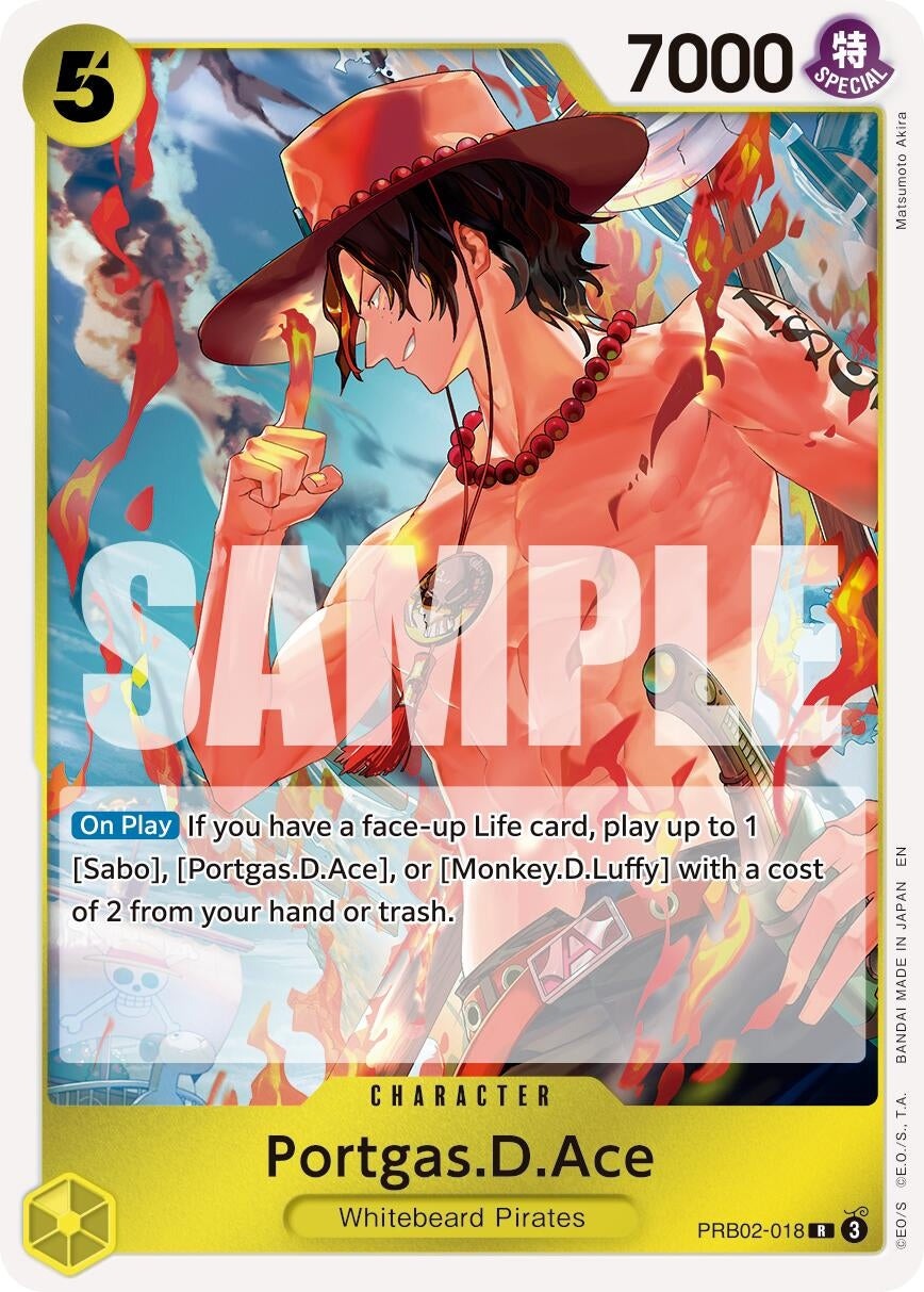 Image for Portgas.D.Ace - PRB02-018 (PRB02-018) (PRB-02) - One Piece Card Game