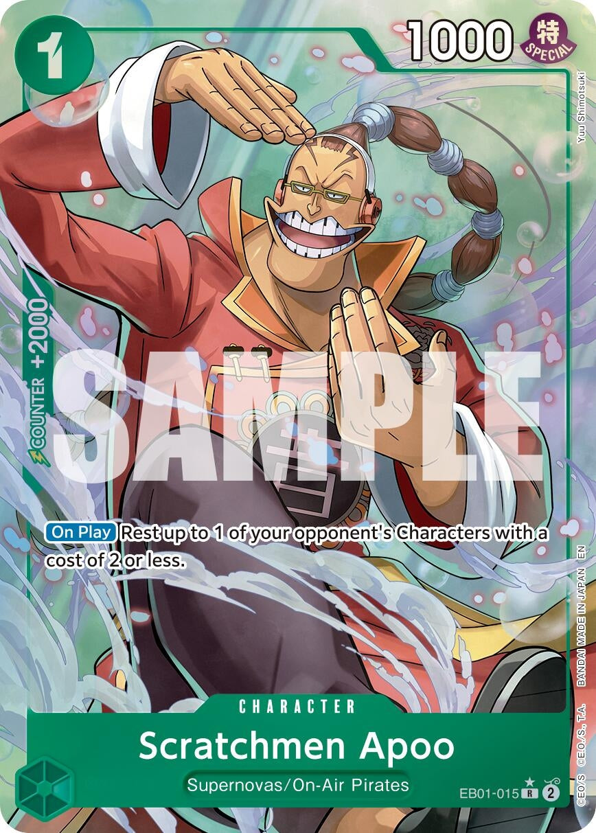 Scratchmen Apoo - EB01-015 (Alternate Art) (EB01-015) (PRB-02)