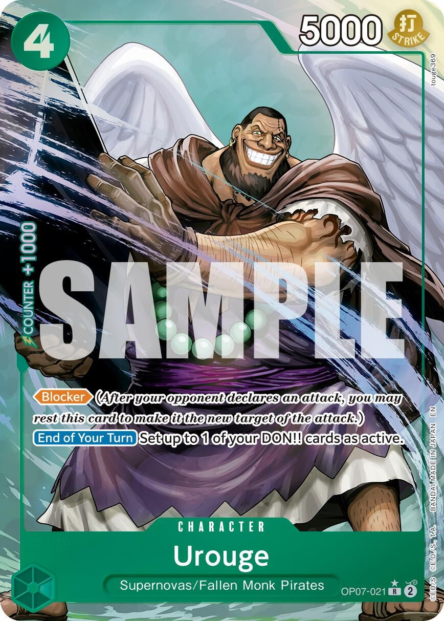 Image for Urouge (Alternate Art) (OP07-021) (PRB-02) - One Piece Card Game